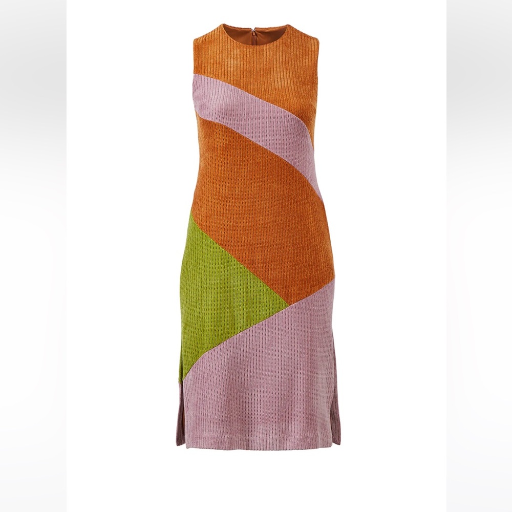 Ribbed Colorblock dress